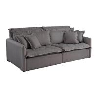 Sofá Retrátil E Reclinável Iris 2,60m Linho Cor Grafite 2342 Usb Com Kit Usb - 3