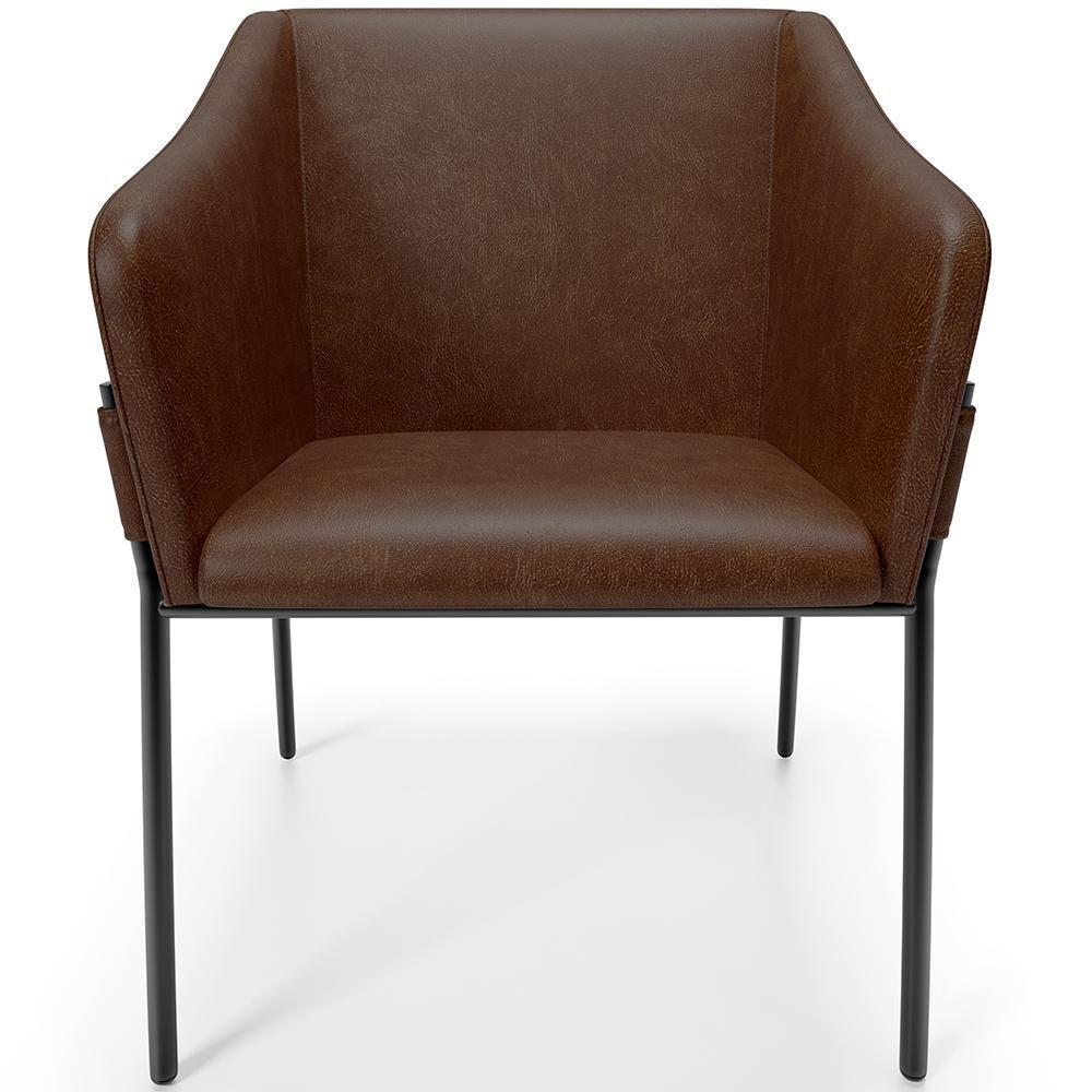 Kit 3 Cadeiras Para Sala De Jantar Estar Living Olívia L02 Couríssimo Marrom - Lyam Decor - 6