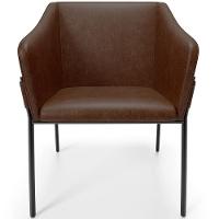 Kit 3 Cadeiras Para Sala De Jantar Estar Living Olívia L02 Couríssimo Marrom - Lyam Decor - 6