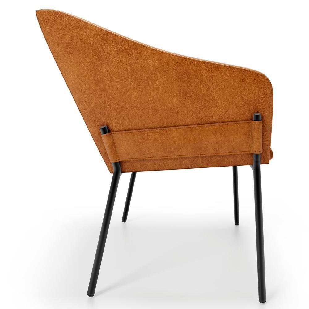 Kit 4 Cadeiras Para Sala De Jantar Estar Living Olívia L02 Couríssimo Canela - Lyam Decor - 7