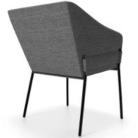 Kit 3 Cadeiras Para Sala De Jantar Estar Living Olívia L02 Linho Cinza Escuro - Lyam Decor - 8