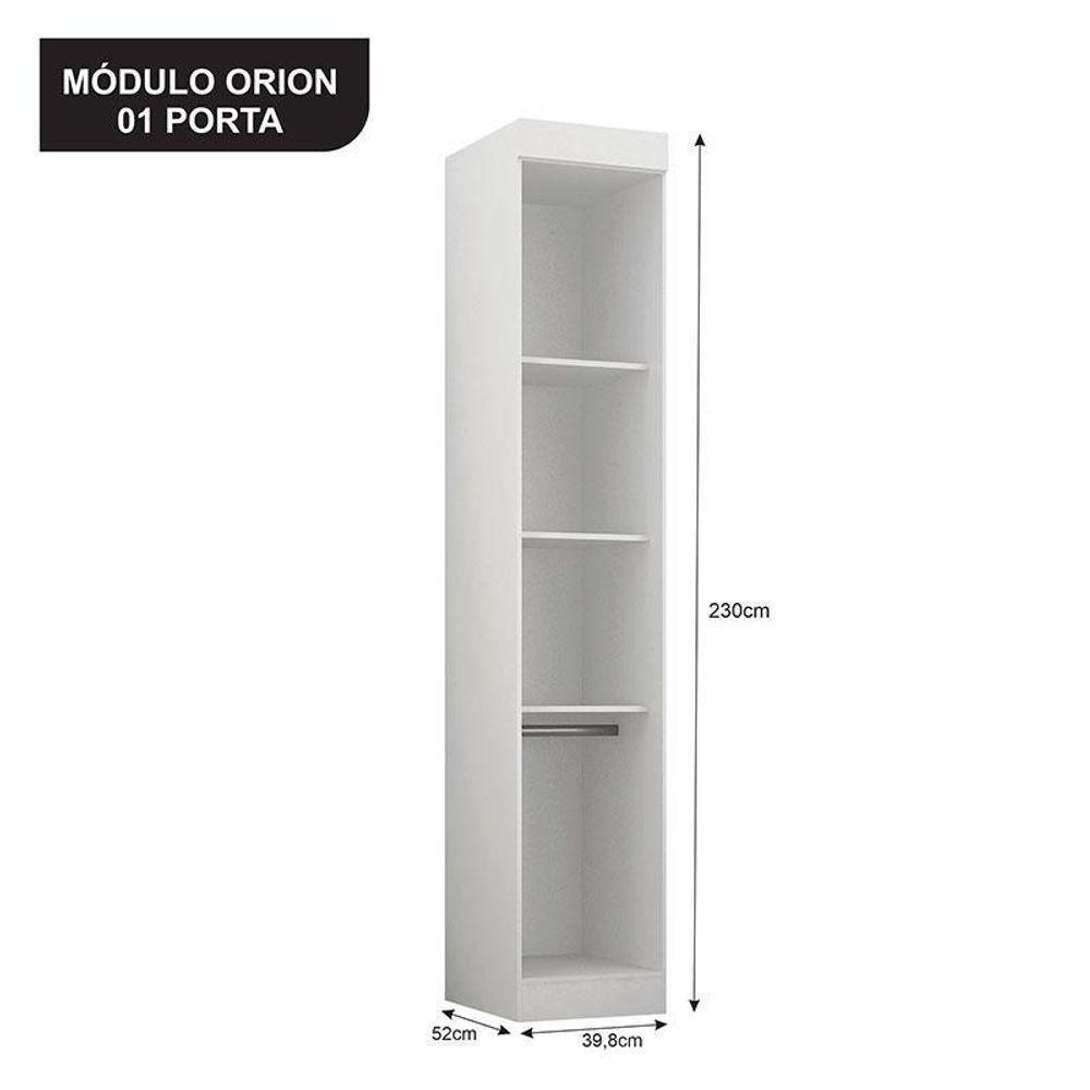 Modulo Orion 01 Porta Branco – Leifer Móveis - 3