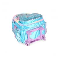 Mochila Com Rodas Stitch Azul - Unico Azul - 7