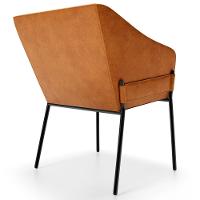 Kit 3 Cadeiras Para Sala De Jantar Estar Living Olívia L02 Couríssimo Canela - Lyam Decor - 7