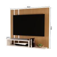 Painel Suspenso Pompéia Para Tv 32 Polegadas Ripado-off-white - 3