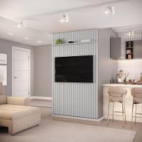 Painel Trento Ripado Para Tvs Até 60 Polegadas Bali - 2