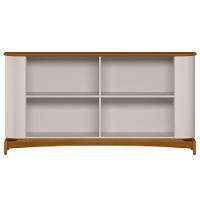 Kit Aparador Buffet Com Cristaleira E Espelho Verbena N01 Off White Ypê - Lyam Decor - 2