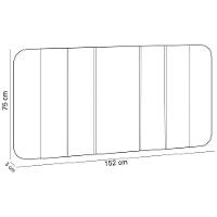 Kit Aparador Buffet Com Cristaleira E Espelho Verbena N01 Off White Ypê - Lyam Decor - 10