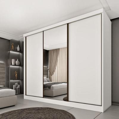 Roupeiro Monte Carlo 3 Portas De Correr Tcil Neve