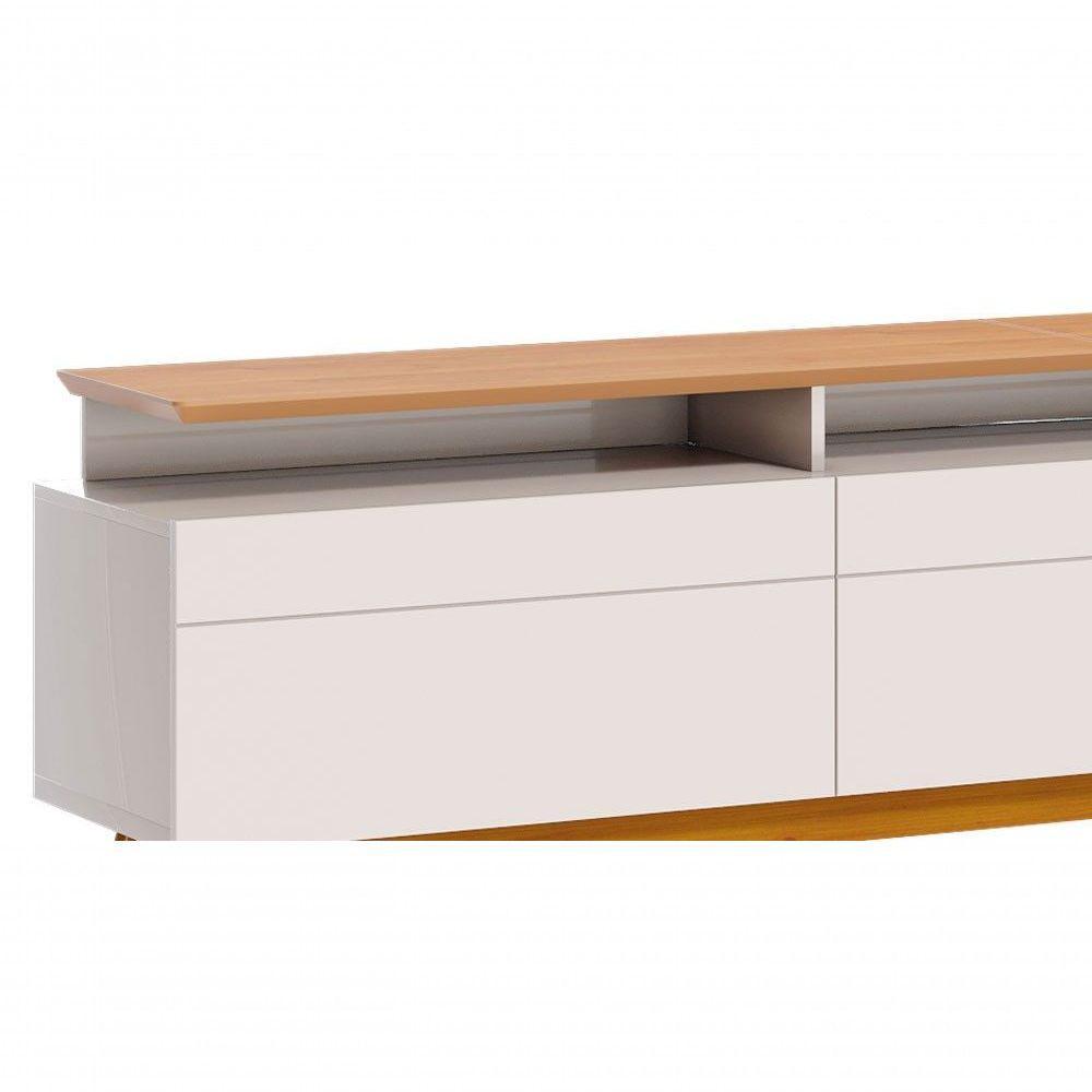 Rack Classic +3g 1.8 Off White Com Nature - Imcal Móveis - 2