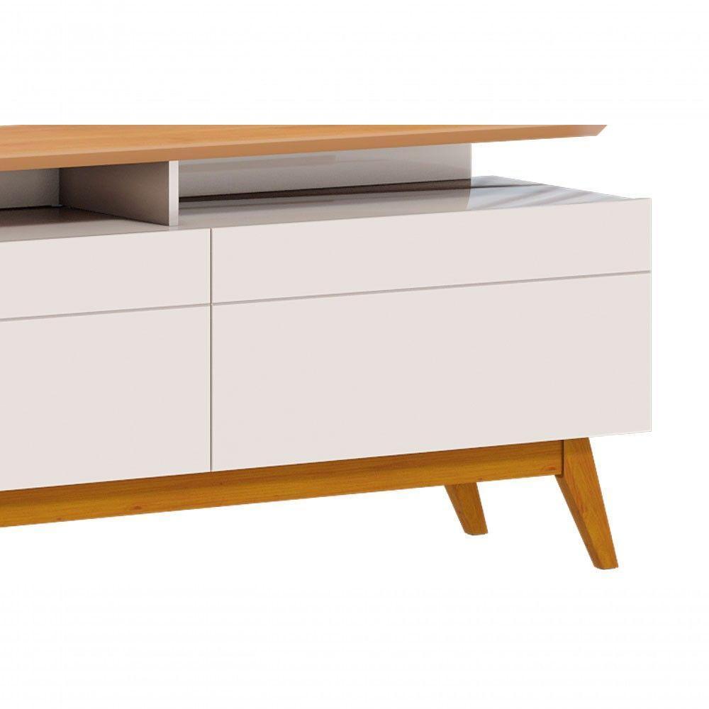 Rack Classic +3g 1.8 Off White Com Nature - Imcal Móveis - 3