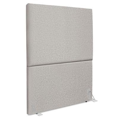 Cabeceira Solteiro 100 Cm Com Frame Luna Linho Cinza Artte Cinza