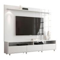 Rack Com Painel Aspen 1.8 Branco - Moveisaqui - 1