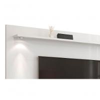 Rack Com Painel Aspen 1.8 Branco - Moveisaqui - 3