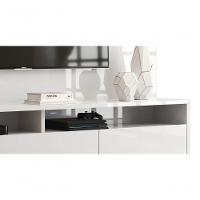 Rack Com Painel Aspen 1.8 Branco - Moveisaqui