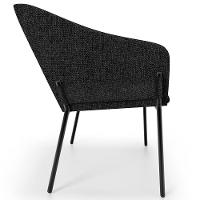 Kit 3 Cadeiras Para Sala De Jantar Estar Living Olívia L02 Linho Chumbo - Lyam Decor - 9