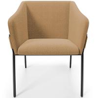 Cadeira Para Sala De Jantar Estar Living Olívia L02 Bouclê Mostarda - Lyam Decor - 3