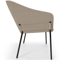 Cadeira Para Sala De Jantar Estar Living Olívia L02 Bouclê Bege - Lyam Decor - 2