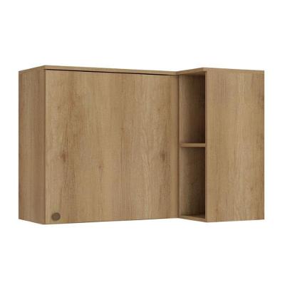 Armário Aéreo Canto Reto 94 Cm 1 Porta Capuccino - Thb