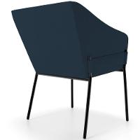 Kit 4 Cadeiras Para Sala De Jantar Estar Living Olívia L02 Suede Azul - Lyam Decor - 7