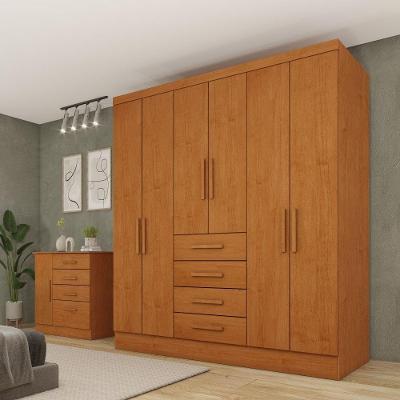 Roupeiro Arizona 6 Portas Tcil Cinamomo