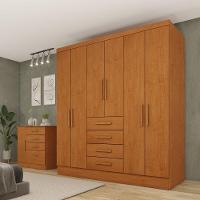 Roupeiro Arizona 6 Portas Tcil Cinamomo - 1