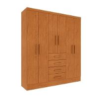 Roupeiro Arizona 6 Portas Tcil Cinamomo - 2