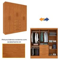 Roupeiro Arizona 6 Portas Tcil Cinamomo - 5