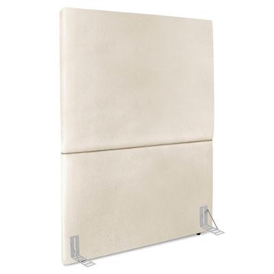 Cabeceira Solteiro 90 Cm Com Frame Luna Corino Bege Artte Bege