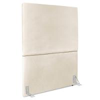 Cabeceira Solteiro 90 Cm Com Frame Luna Corino Bege Artte Bege - 1