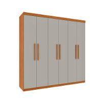 Roupeiro Lagos 6 Portas Tcil Cinamomo-off - 2