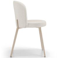 Kit 06 Cadeiras Para Sala De Jantar Cozinha Estofada Gavi Arena L02 Linho Bege - Lyam Decor - 6