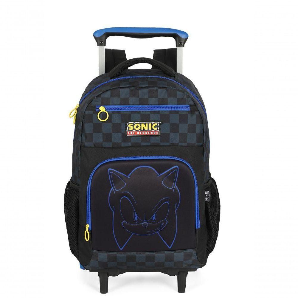 Mochila Com Rodas Sonic Preto - Unico Preto - 1
