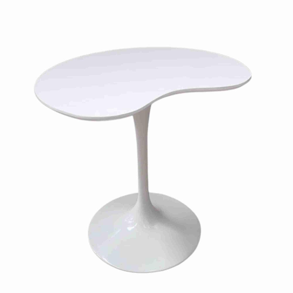Mesa De Jantar Tulipa Saarinen Organica Malu 90cm Laca Branca - 1