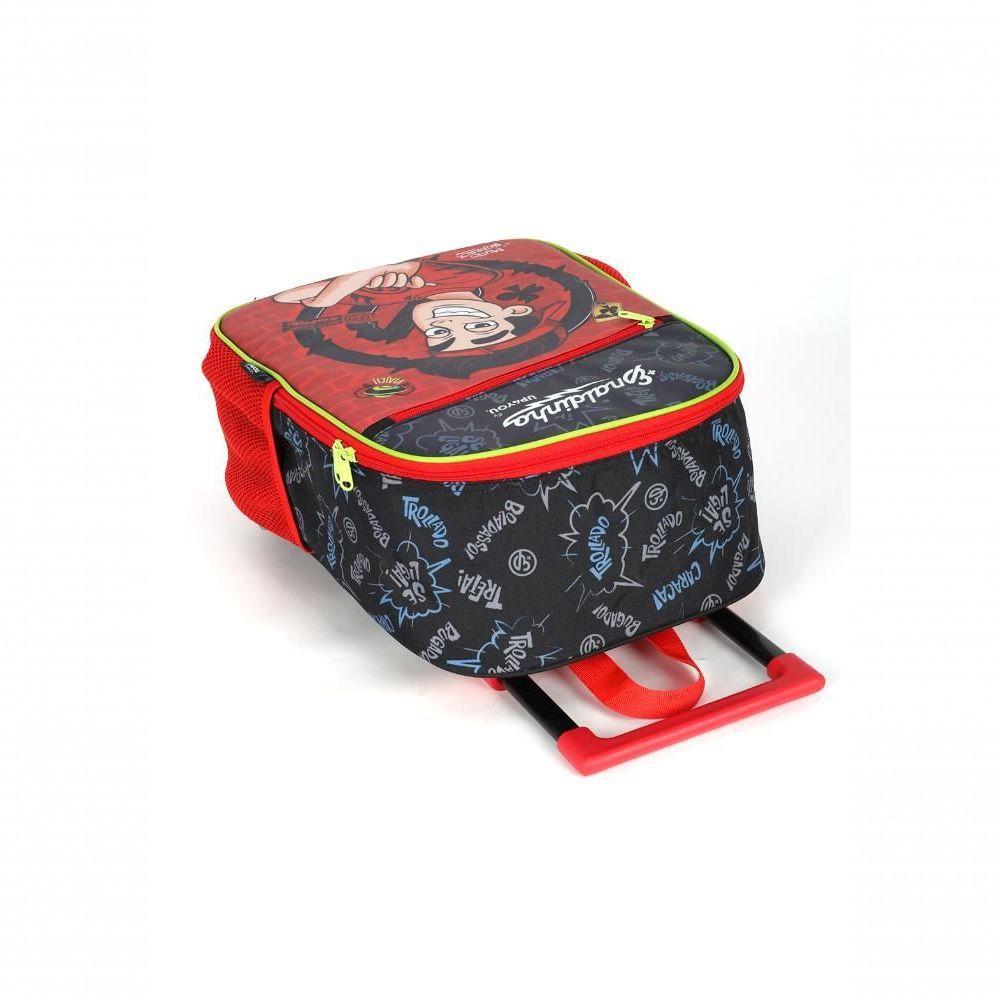 Mochila Com Rodas Kit Up4you By Enaldinh Vermelho - Unico Vermelho - 5