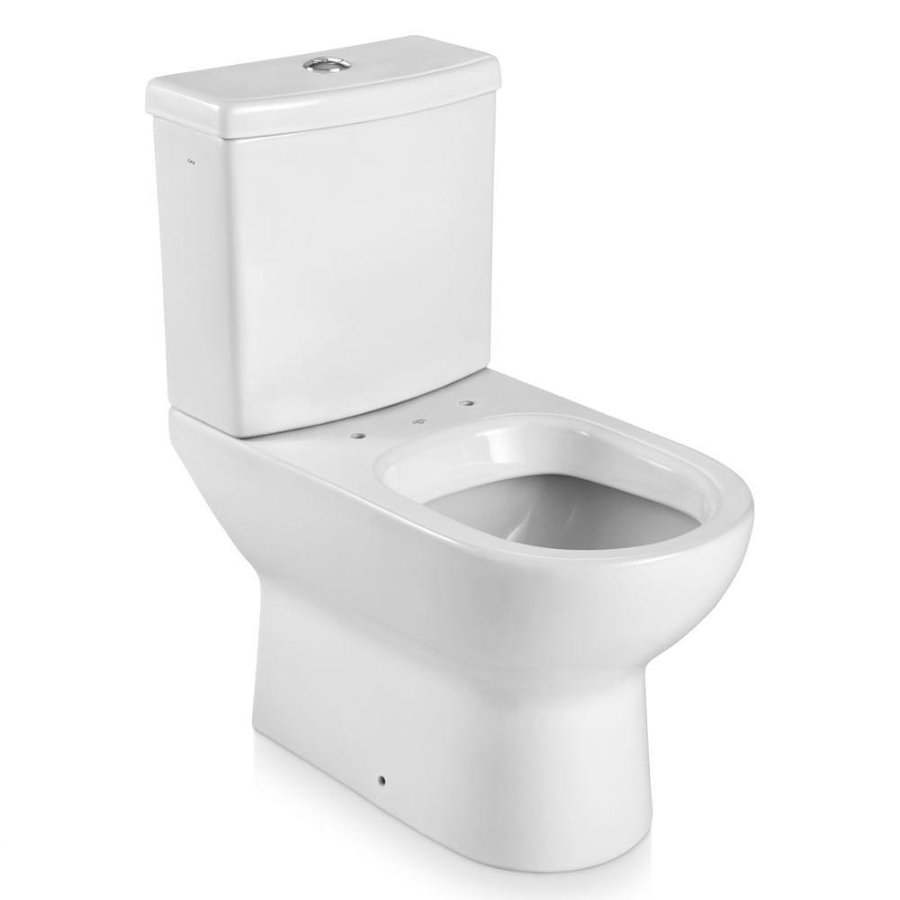 Kit Bacia Com Caixa Acoplada Vesuvio Branco - Cbves00 - Icasa - 1