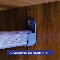 Quarto De Casal Modulado 11 Portas Orion Cinamomo Off White - Leifer Móveis - 7