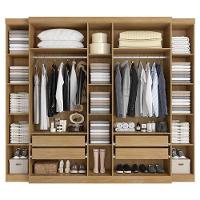 Guarda Roupa Casal Supremo Glass 7 Portas Nogal Gris Acetinado - Thb - 2