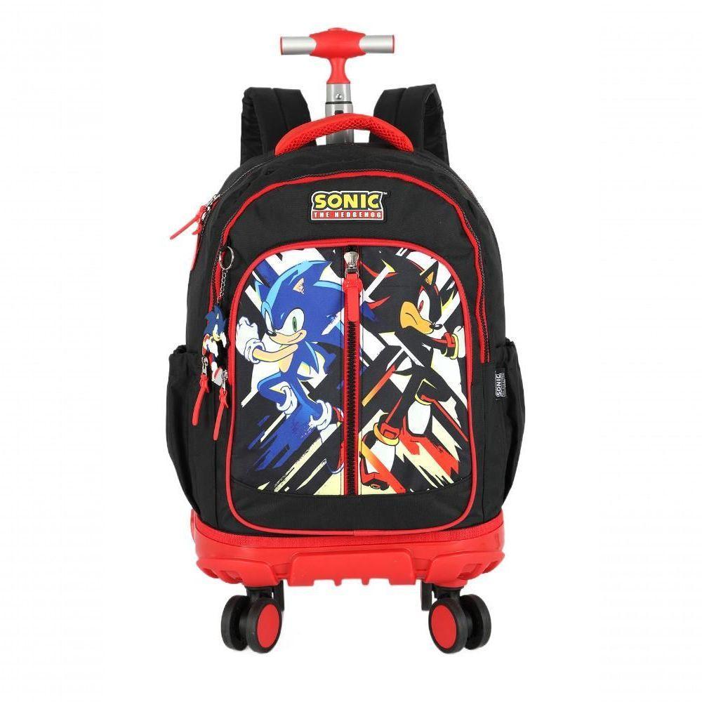 Mochila Com Rodas Sonic Preto - Unico Preto - 1