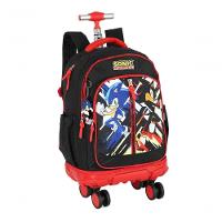Mochila Com Rodas Sonic Preto - Unico Preto - 3