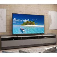 Rack Para Tv 2.2 Sublime Cinza Com Off White - Gelius Móveis - 2