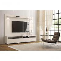 Rack Com Painel Aspen 1.8 Off White - Moveisaqui - 3