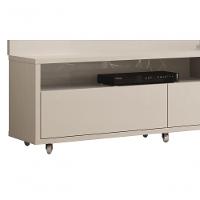 Rack Com Painel Aspen 1.8 Off White - Moveisaqui - 6