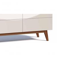 Rack Com Painel Classic 3g 1.8 Freijó Com Off White - Imcal Móveis - 8