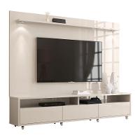 Rack Com Painel Aspen 2.2 Off White - Moveisaqui - 1