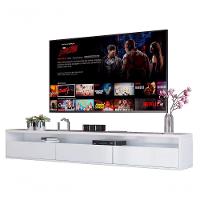 Rack Suspenso Para Tv Life 1.8 Branco Acetinado - Móveisaqui - 1