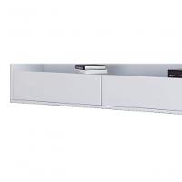 Rack Suspenso Para Tv Life 1.8 Branco Acetinado - Móveisaqui - 3