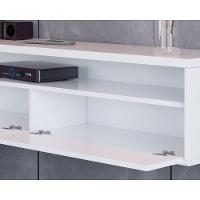 Rack Suspenso Para Tv Life 1.8 Branco Acetinado - Móveisaqui - 5