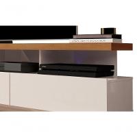 Rack Para Tv Vivare Off White Com Freijó - Germai Móveis