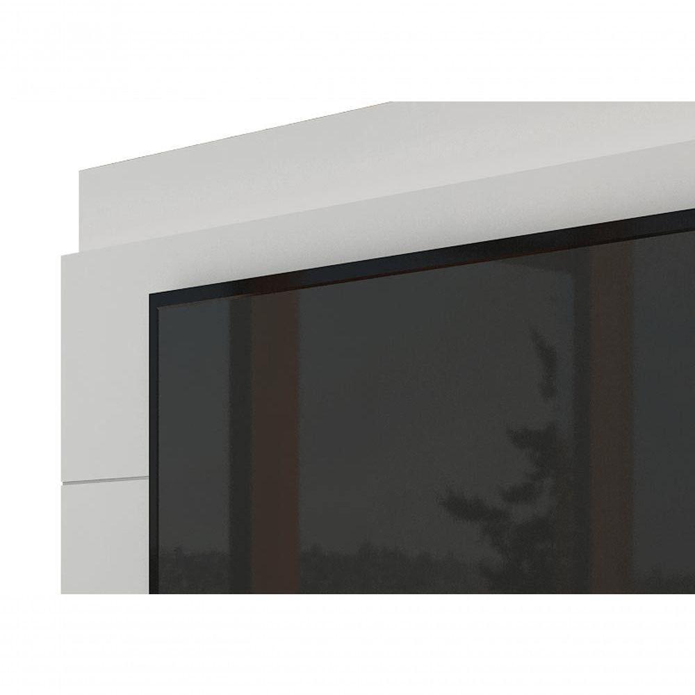 Rack Com Painel Para Tv 55 Polegadas Branco Classic 3g 1.8 Com Led - Imcal Móveis - 3